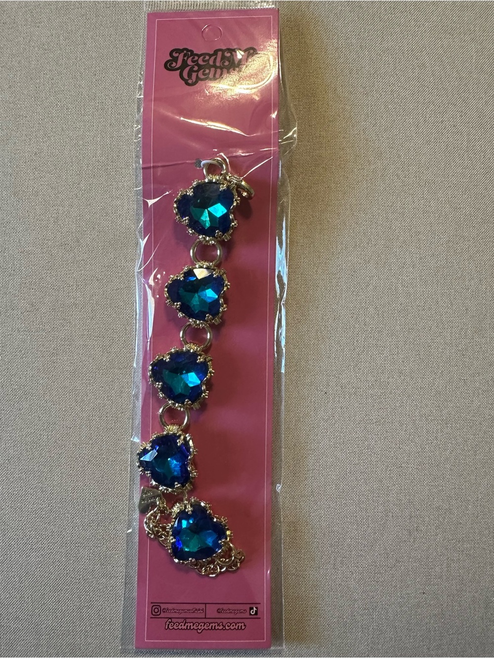 NWT Feed Me Gems Sapphire Aphrodite Bracelet